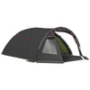 2-4 Man Camping Tent, 3000mm Waterproof Tunnel Tent with 2 Rooms, Sewn-in Groundsheet, 3 Doors and Hook