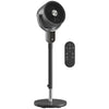 20dB Standing Fan for Bedroom, 70°+90° Auto Oscillating Fan with 8 Speeds, Remote Control, 12H Timer, Adjustable Height