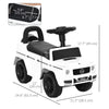 Compatible Baby Toddler Push Car Foot-to-Floor Ride-On Wheel Mercedes-Benz G350 Licensed White