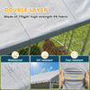 Galvanized Steel Outdoor Dog Kennel with Roof, Safety Lock, for Backyard, 13.1' x 7.5' x 7.8', Silver