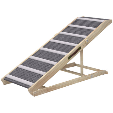 Dog Ramp for Couch, Foldable Pet Ramp for Small to Large Dog, 4 Adjustable Height from16