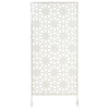 Metal Outdoor Privacy Screen, Decorative Outdoor Divider with Stand and Expansion Screws, 36.2