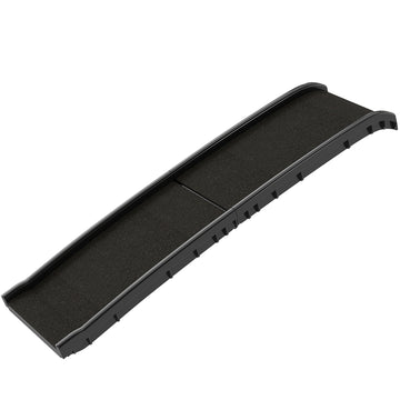 61 Inches Folding Pet Ramp with Grass Surface, Raised Side Rails, for Cars, SUVs