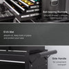 14 Drawer Rolling Tool Chest, Lockable Tool Storage Cabinet with Detachable Top Toolbox, Protective Liner