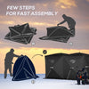 5-8 Person Pop-up Ice Fishing Shelter, Portable Ice Fishing Tent