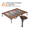 Elevated Dog Bed, Raised Dog Cot for XL Sized Dogs, Indoor & Outdoor, 48