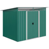 6' x 8.5' Outdoor Metal Garden Shed Utility Tool Storage Steel Backyard House