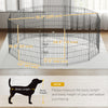 36inch Foldable Metal Exercise Pet Playpen Yard Dog Puppy Kennel Cage 12 Panels