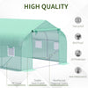 Outdoor Greenhouse Walk-In Greenhouse Portable Greenhouse Canada Garden Plant Flower Seed Greenhouse W/ Premium Steel Frame