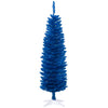 5ft Pencil Christmas Trees, Skinny Artificial Christmas Tree for Xmas Holiday Decor, Deep