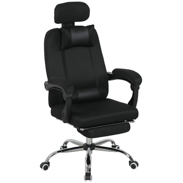 Ergonomic Executive High Back Office Chair with Footrest,Lumbar Support,Grey