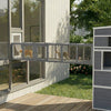 Cat Tunnel, Outdoor Cat Enclosure with Combinable Design, 8 Doors, 98