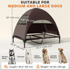 Elevated Dog Bed with Canopy Raised Dog Bed  Washable Mesh Steel Frame 41.7