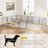 Heavy Duty Pet Playpen, 16 Panels Steel Dog Fence Puppy Exercise Pen with 2 Doors Locking Latch, 31.5