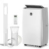14000 BTU Portable Air Conditioner, AC Unit with Cool, Dehumidifier, Fan, 700 Sq. ft, 24H Timer On Off, Window Kit