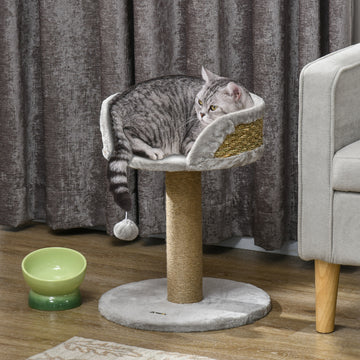 Cat Tree with Scratching Post, Toy Ball, Perch, Small Cat Tower for Indoor Cats - 16