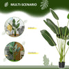5FT Artificial Banana Tree Faux Decorative Plant in Nursery Pot for Indoor Outdoor Décor