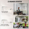 10' x 12' Patio Gazebo, UPF50+ Double Roof Outdoor Gazebo Canopy Shelter with Netting for Backyard, Patio, Cream White
