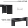 10' x 13' Outdoor Patio Pergola with Sliding Roof, LED Lights, Solar Powered for Garden, Lawn, Backyard, Dark Grey