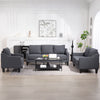 3 Seater Sofa, Modern Couch with Pocket Spring, Linen Upholstered, Thick Padded
