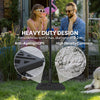 Umbrella Base, 33lbs HDPE Outdoor Umbrella Stand Parasol Stand with Cut-Out Design
