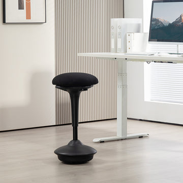 Swivel Standing Desk Chair, Backless Wobble Stool Chair, Adjustable Active Ergonomic Standing Stool with Rocking Motion