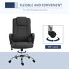High Back Office Chair, Height Adjustable Computer Desk Chair with Swivel Wheels and Tilt Function, Charcoal Grey