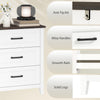 Dresser for Bedroom with 3 Drawers Storage Chest of Drawers for Living Room, Closet, Laundry, Entryway