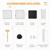 46 Panels Pet Playpen, DIY Small Animal Playpen, Indoor Portable Pet Fence for Guinea Pigs, Bunny, Rabbits, Hamsters, Hedgehogs