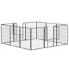 Dog Pen with Gate, 12 Panels Puppy Playpen, Dog Fence, 39