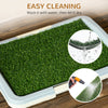 Puppy Training Pad, Indoor Portable Puppy Pad, with Artificial Grass, Grid, Panel, Tray, 18.3