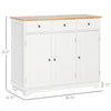 Modern Sideboard, Buffet Cabinet with Storage Cabinets, Drawers and Adjustable Shelves for Living Room