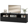 TV Stand with Storage, Modern Entertainment Center with 3 Cabinets and 3 Open Shelves, for TVs up to 85