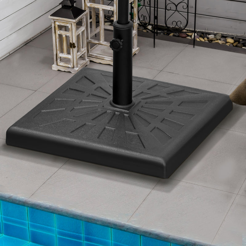 42 lb Heavy Duty Patio Umbrella Stand, 20