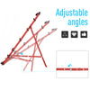 Volleyball Rebounder Net Football Training Aid Kickback Target Play Red