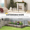 Heavy Duty Dog Playpen with Door for Large Dogs, 6 Panels, 39