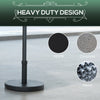 33 lbs Concrete Parasol Base, Heavy Duty Patio Umbrella Stand, 18.3