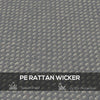 Pergola Canopy Replacement, Pergola Shade Cover for 10' x 10' Pergola ( 84C-038 Series), Dark Grey