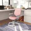 Ergonomic Office Chair, Desk Chair with Lumbar Support, Flip-up Armrest, Diamond Fabric Computer Chair for Office, Dark Grey
