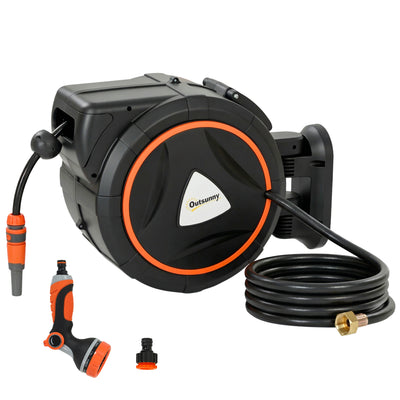 Retractable Garden Hose Reel, 1/2