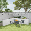 Canopy Sidewalls for 10' x 10' or 10' x 20' Pop up Canopy, 2 PCS Canopy Half Walls Only, White