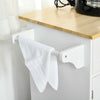 Modern Kitchen Island, Utility Kitchen Serving Cart with 2 Storage Drawers & Cabinets for Dining Room, White