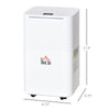 1260 sq.Ft Portable Quiet Dehumidifier for Home Laundry Room Bedroom Basement, 21pt Electric Moisture Air De-Humidifier with 3 Modes