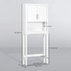Over the Toilet Storage, Bathroom Cabinets Over Toilet, Cabinet Above Toilet with Doors and Shelves
