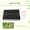 Pet Playpen with Roof, Metal Guinea Pig Cage, Rabbit Pen, Chicken Coop Run, Catio Cat Enclosure with Cover, Doors, Indoor Outdoor for Small Animals, 87