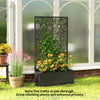 Metal Planter Box with Trellis, 44.5