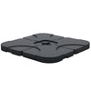 4pc Portable Umbrella Base Weights Garden Parasol Base Outdoor Patio Umbrella Stand Holder Weights, Black