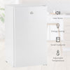 Compact Refrigerator, Mini Fridge with Freezer, Adjustable Shelf, Mechanical Thermostat and Reversible Door
