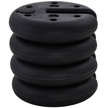 Set of 4 Party Tent Canopy Weight Plate Kit Gazebo Pop Up Tent Anchor Base Weights Canopy Shelter Leg Weights