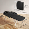 Portable Massage Table, Foldable Massage Bed, Black